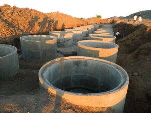 Community biogas plant in a Maharashtra village