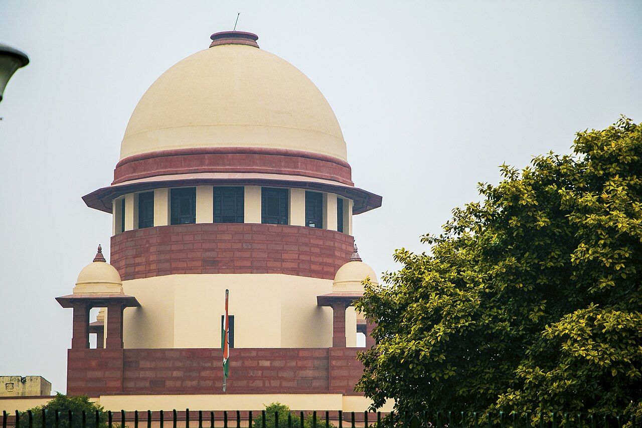 Supreme Court of India building in New Delhi